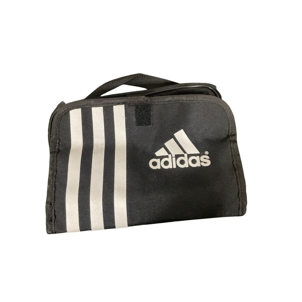 Adidas Toiletry‎ Bag Men OS Black Excellent Hanging Travel Dopp Kit 3-Stripe